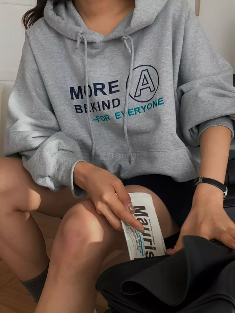 A Want - Korean Women Fashion - #momslook - More Hoody Tee - 5