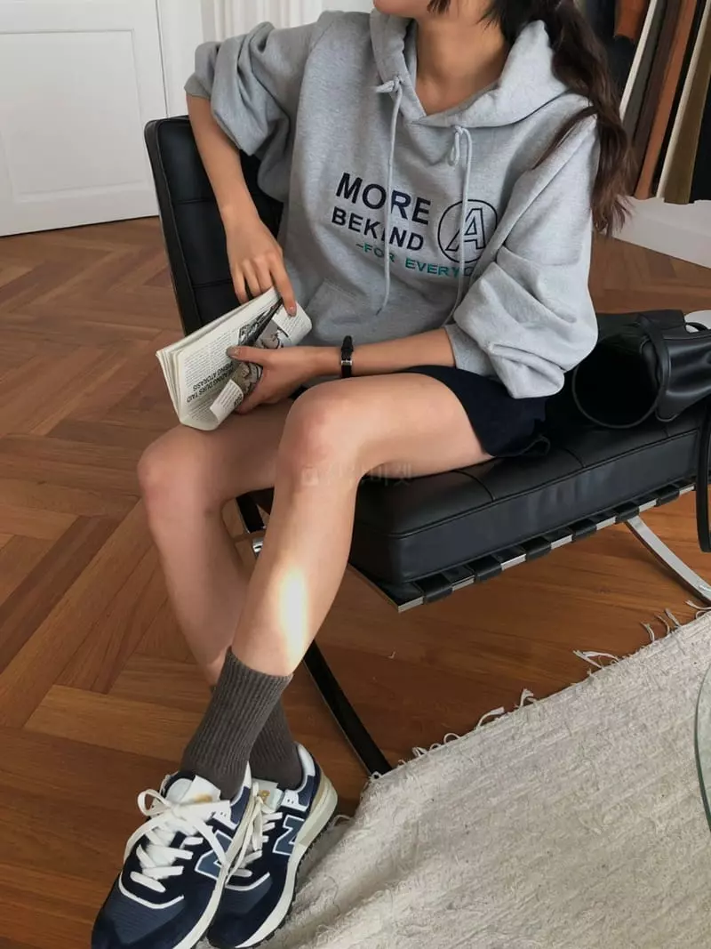 A Want - Korean Women Fashion - #momslook - More Hoody Tee - 7