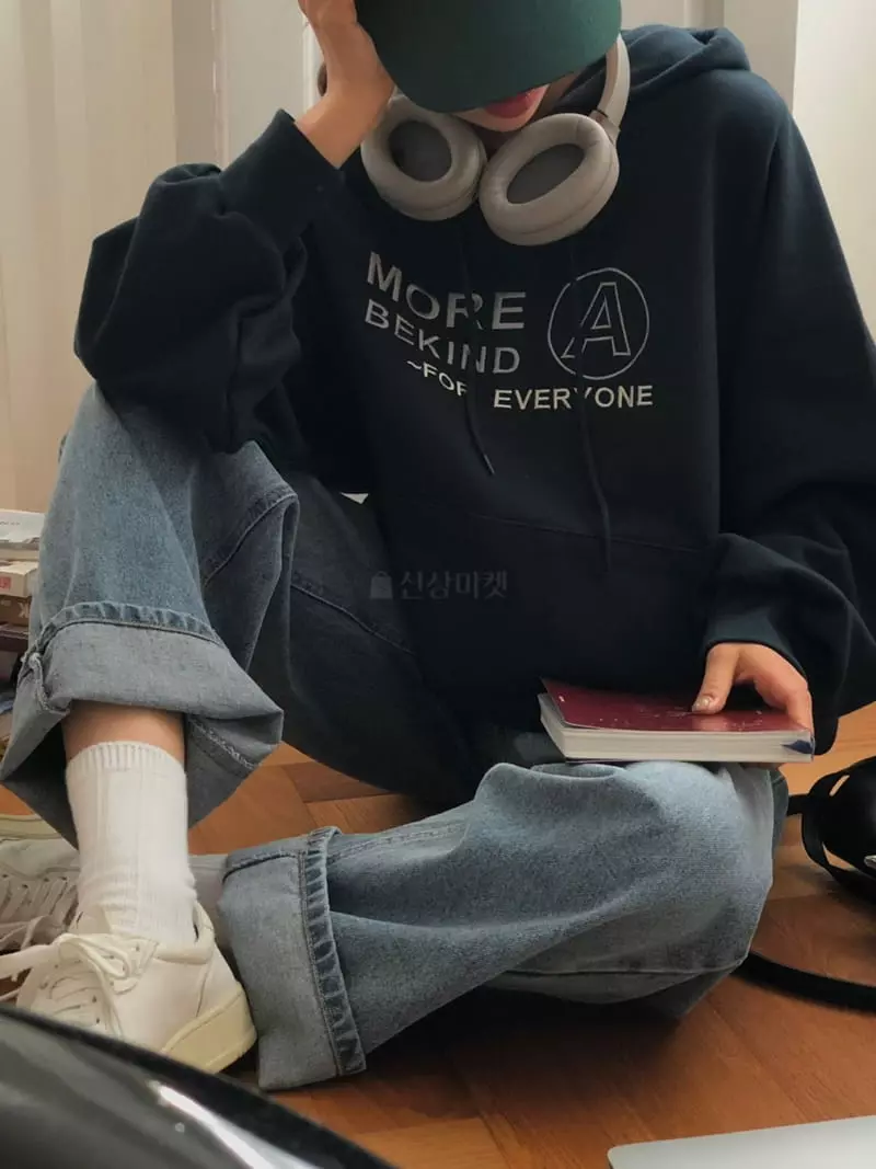 A Want - Korean Women Fashion - #momslook - More Hoody Tee - 9