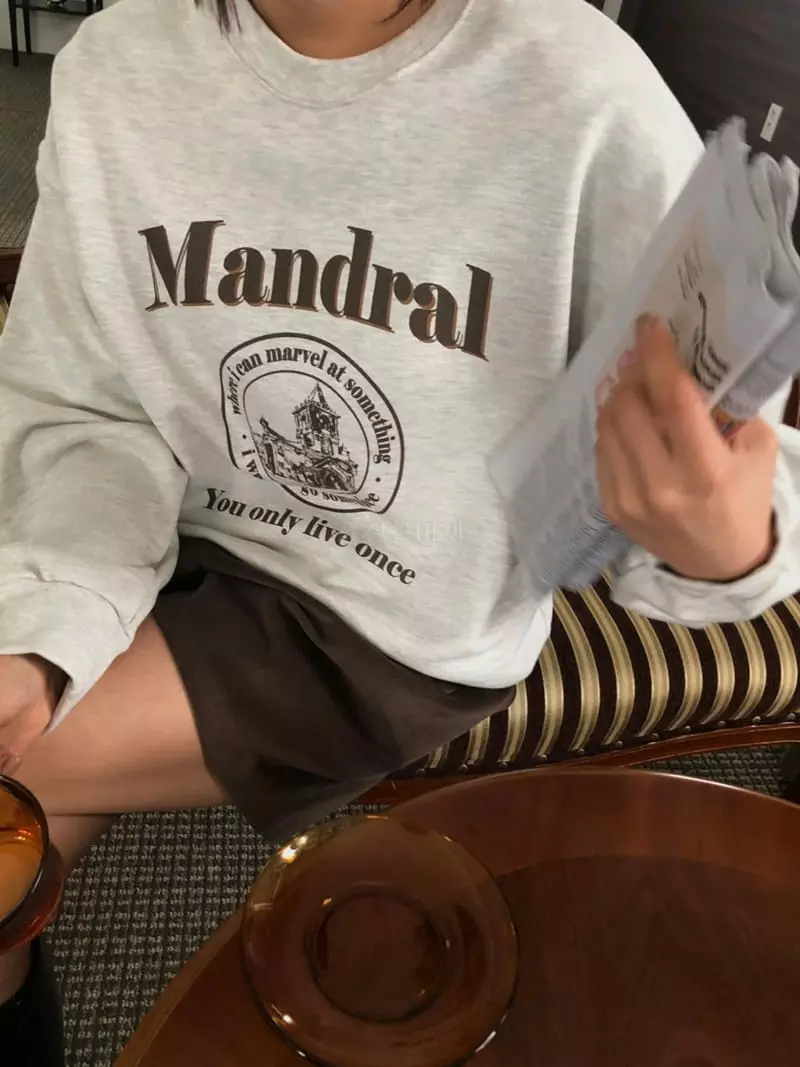 A Want - Korean Women Fashion - #momslook - Mandral Sweatshirt