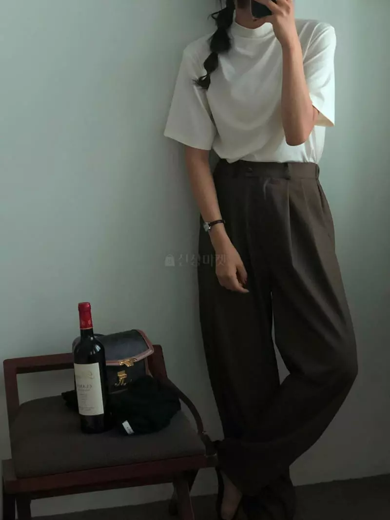 A Want - Korean Women Fashion - #momslook - Maron Pants - 9