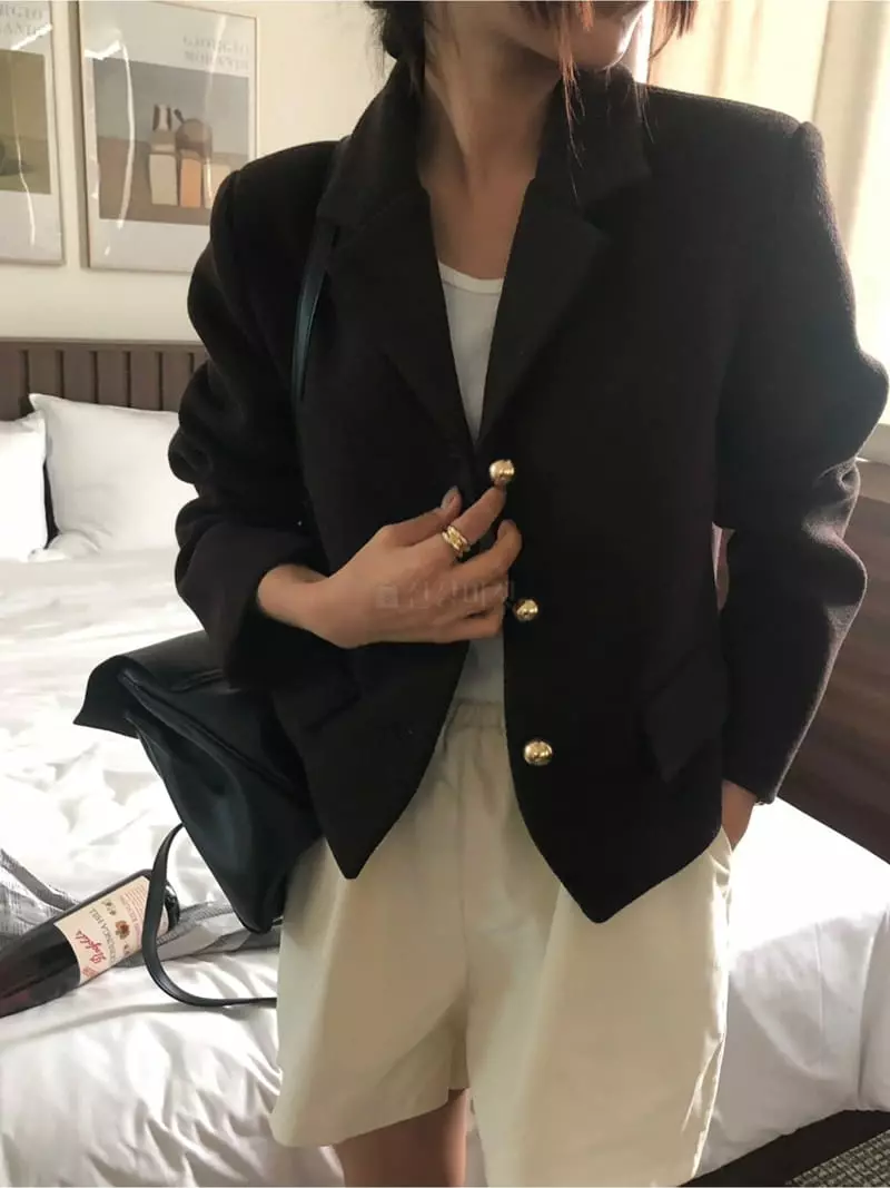 A Want - Korean Women Fashion - #momslook - Need Jacket
