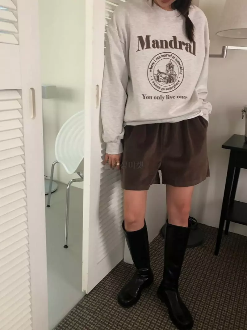 A Want - Korean Women Fashion - #momslook - Rib Shorts - 2