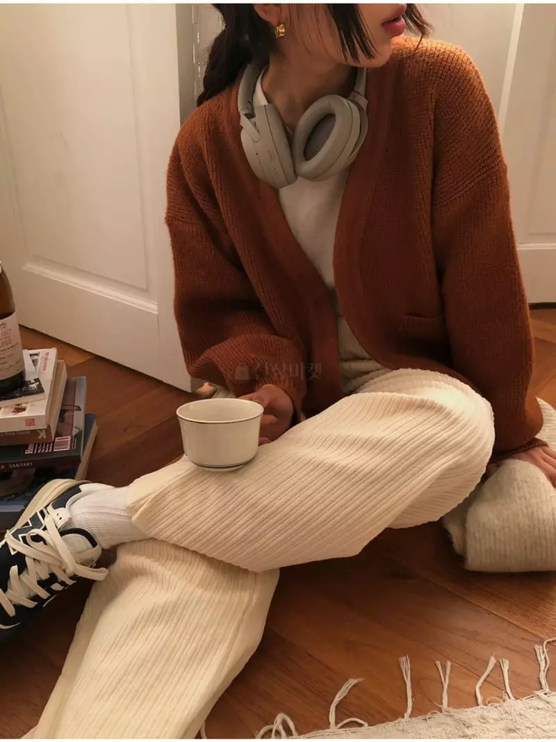 A Want - Korean Women Fashion - #momslook - Corduroy Pants - 9