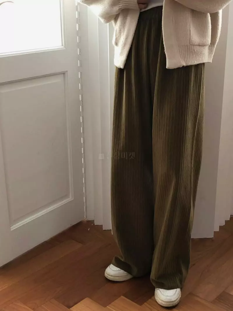 A Want - Korean Women Fashion - #pursuepretty - Corduroy Pants