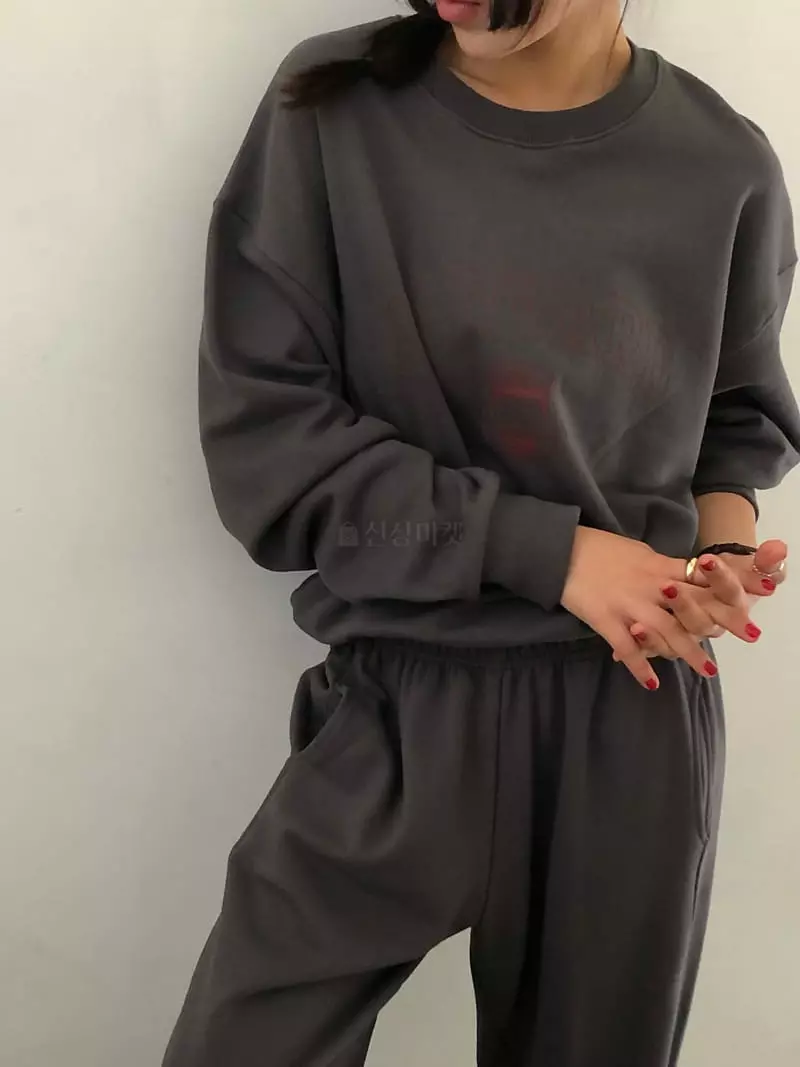 A Want - Korean Women Fashion - #romanticstyle - Havard Sweatshirt - 9
