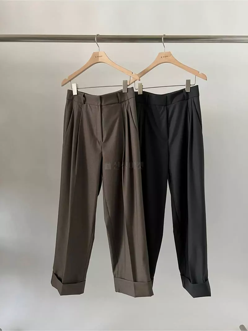 A Want - Korean Women Fashion - #romanticstyle - Paper Pants - 8