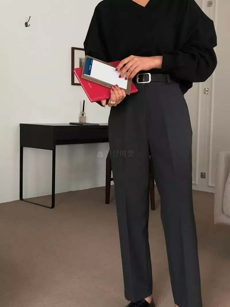 A Want - Korean Women Fashion - #romanticstyle - Clay Pants - 5
