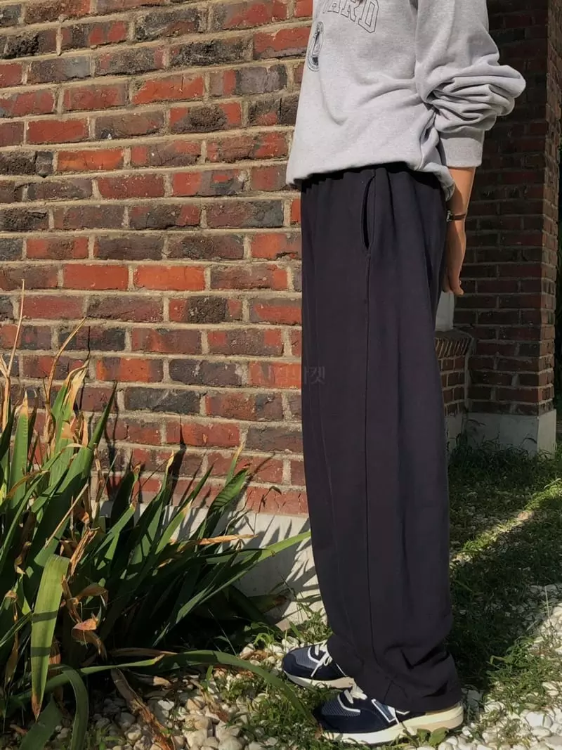 A Want - Korean Women Fashion - #shopsmall - Bird Terry Pants - 2