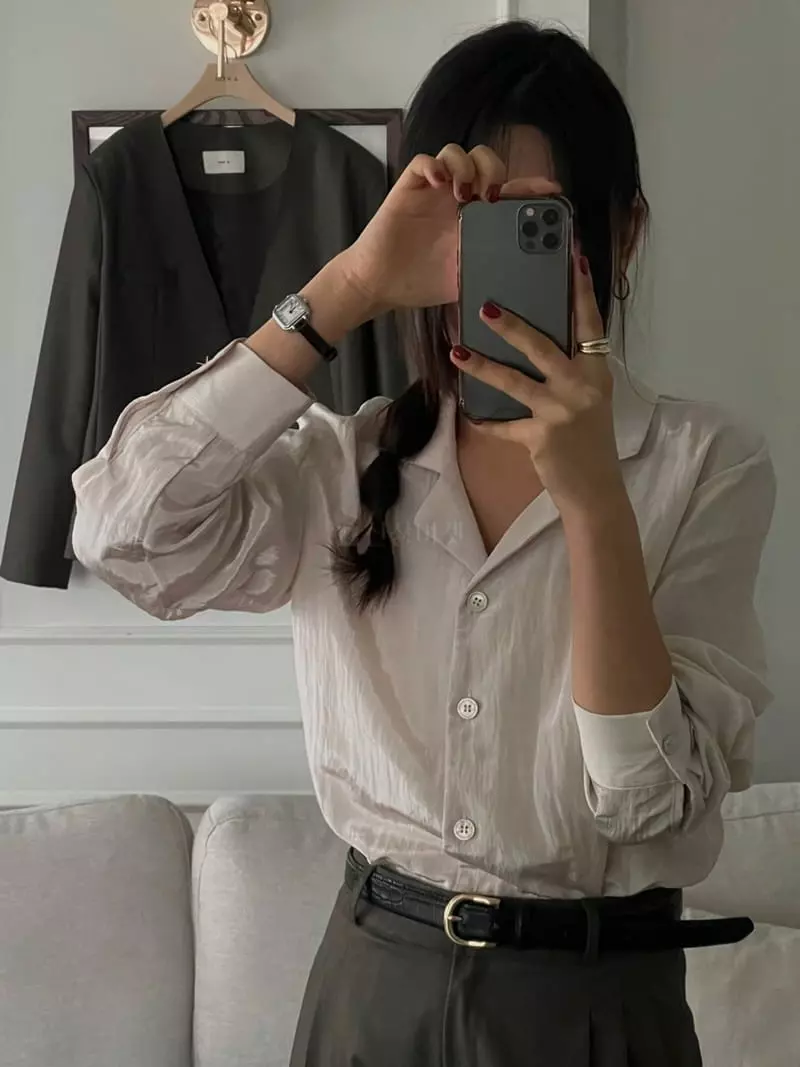 A Want - Korean Women Fashion - #shopsmall - Kale Blouse - 4