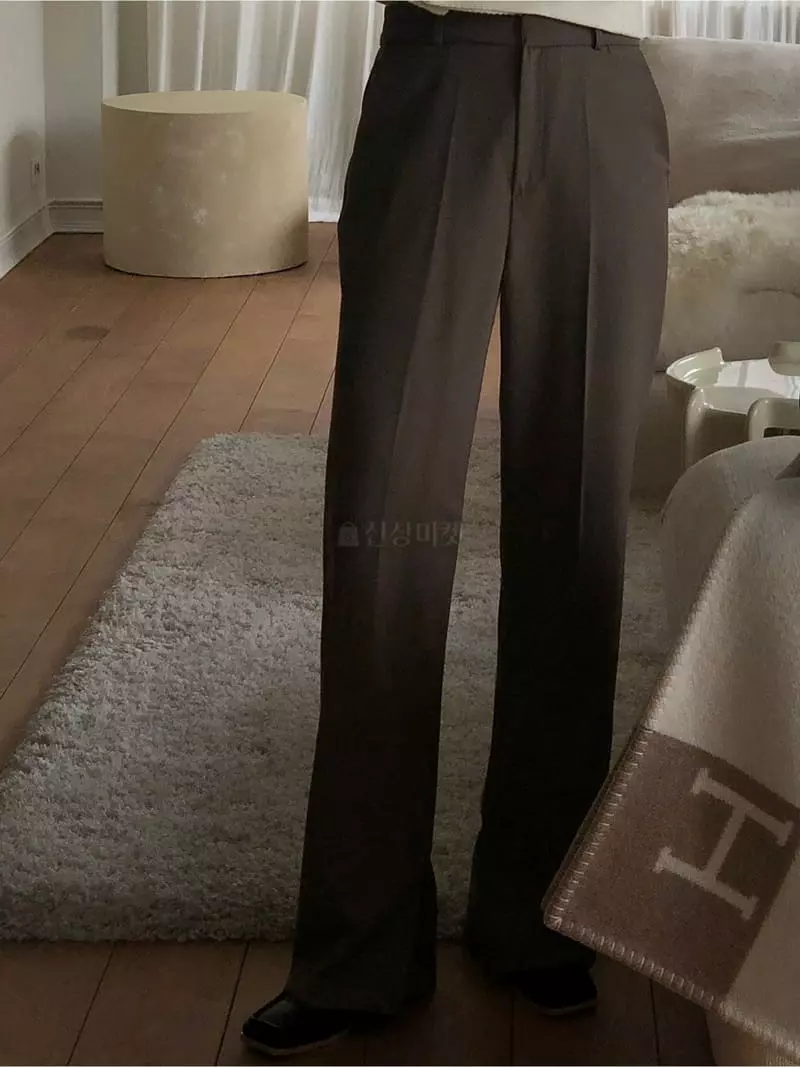A Want - Korean Women Fashion - #thatsdarling - Wood Slit Pants - 2
