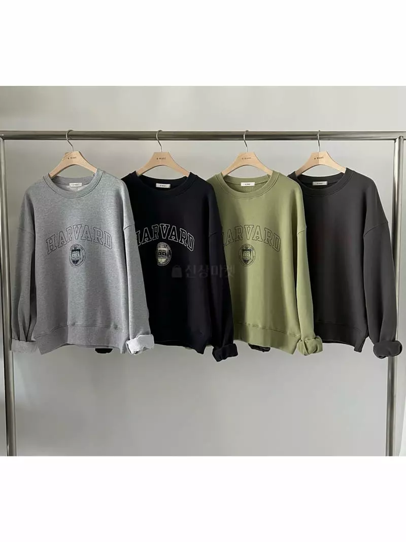 A Want - Korean Women Fashion - #thelittlethings - Havard Sweatshirt - 12