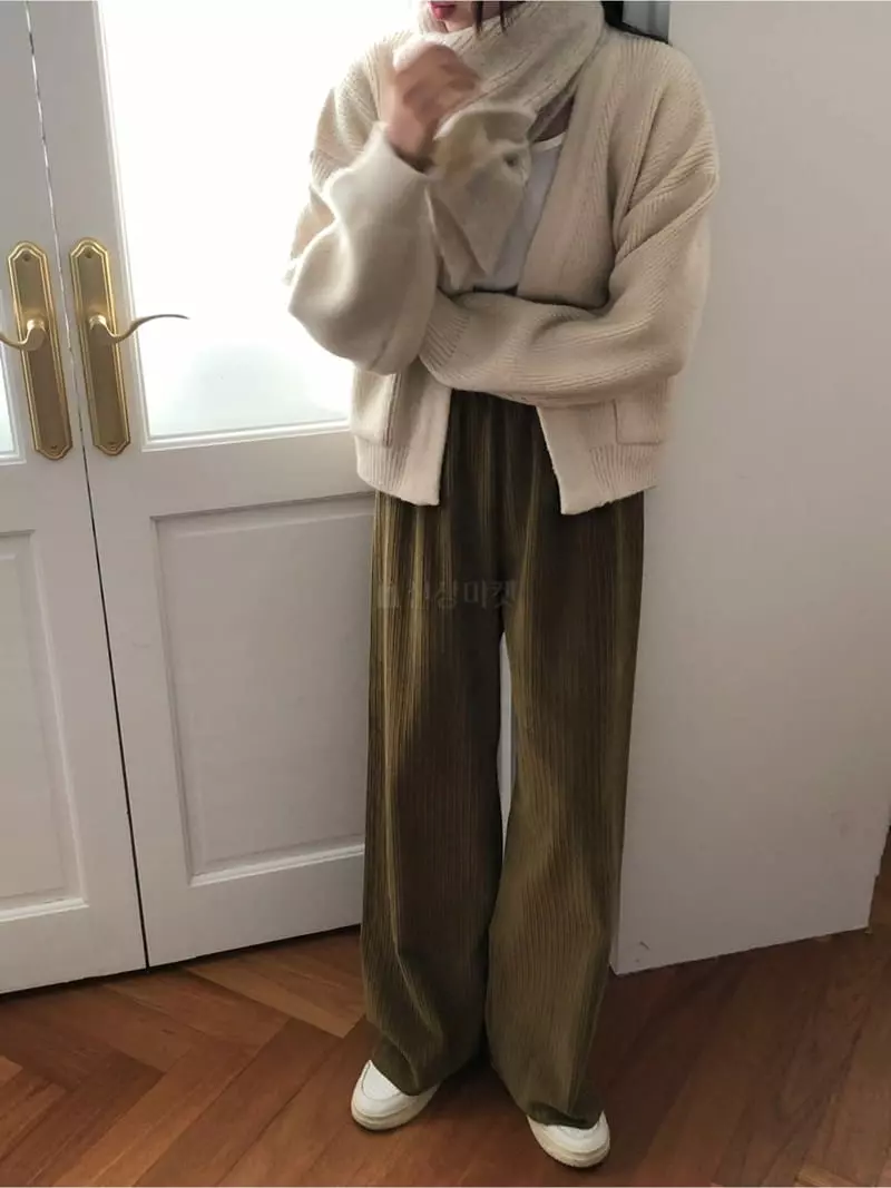 A Want - Korean Women Fashion - #thelittlethings - Corduroy Pants - 6