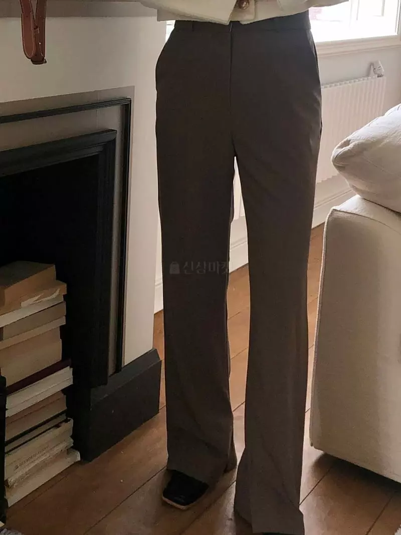 A Want - Korean Women Fashion - #thelittlethings - Wood Slit Pants - 3