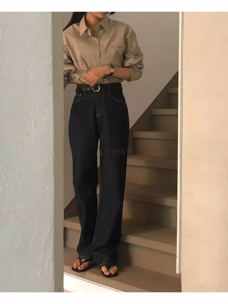 A Want - Korean Women Fashion - #vintagekidsstyle - Find Jeans - 3