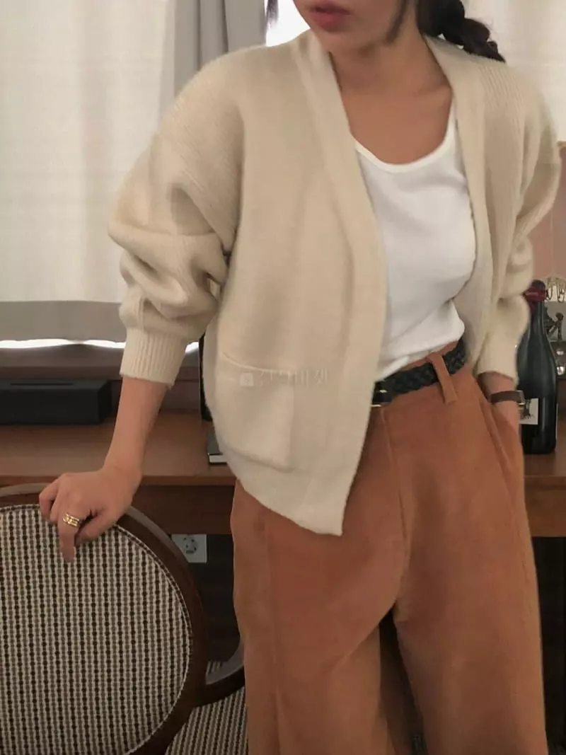 A Want - Korean Women Fashion - #momslook - Brood Rib Pants - 4