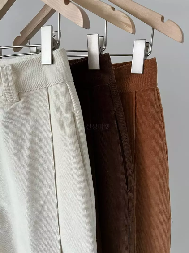 A Want - Korean Women Fashion - #womensfashion - Brood Rib Pants - 8