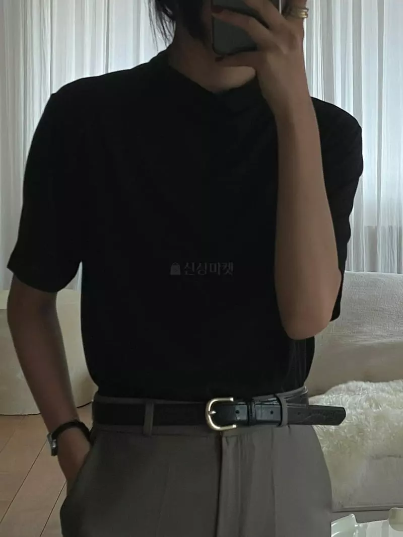 A Want - Korean Women Fashion - #womensfashion - Half Turtleneck Tee - 9