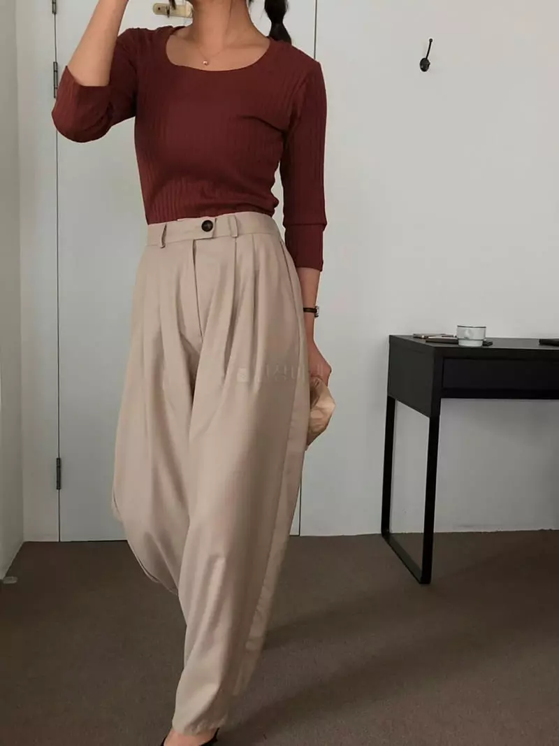 A Want - Korean Women Fashion - #womensfashion - Maron Pants - 7