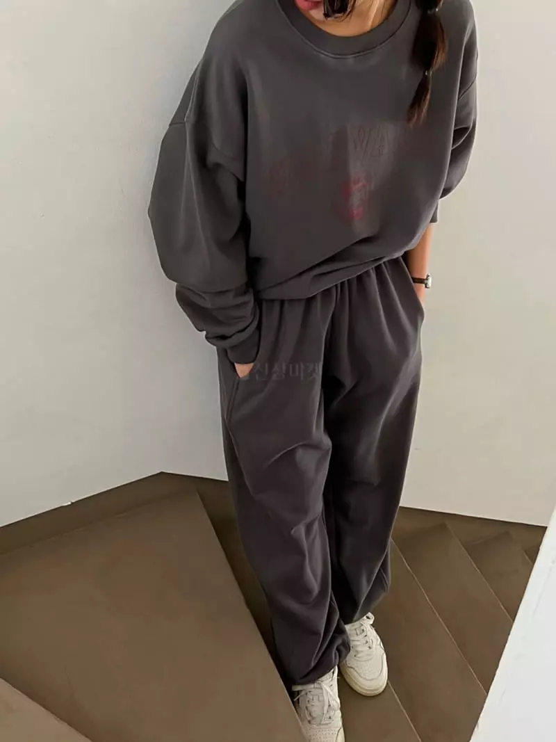 A Want - Korean Women Fashion - #womensfashion - Bird Terry Pants - 10