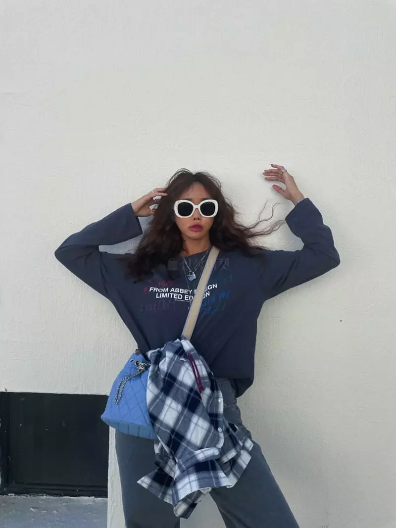Abbeylee - Korean Women Fashion - #vintagekidsstyle - Kaily Bio Tee - 4