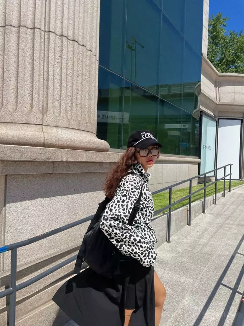 Abbeylee - Korean Women Fashion - #restrostyle - Leopard Anorak - 12
