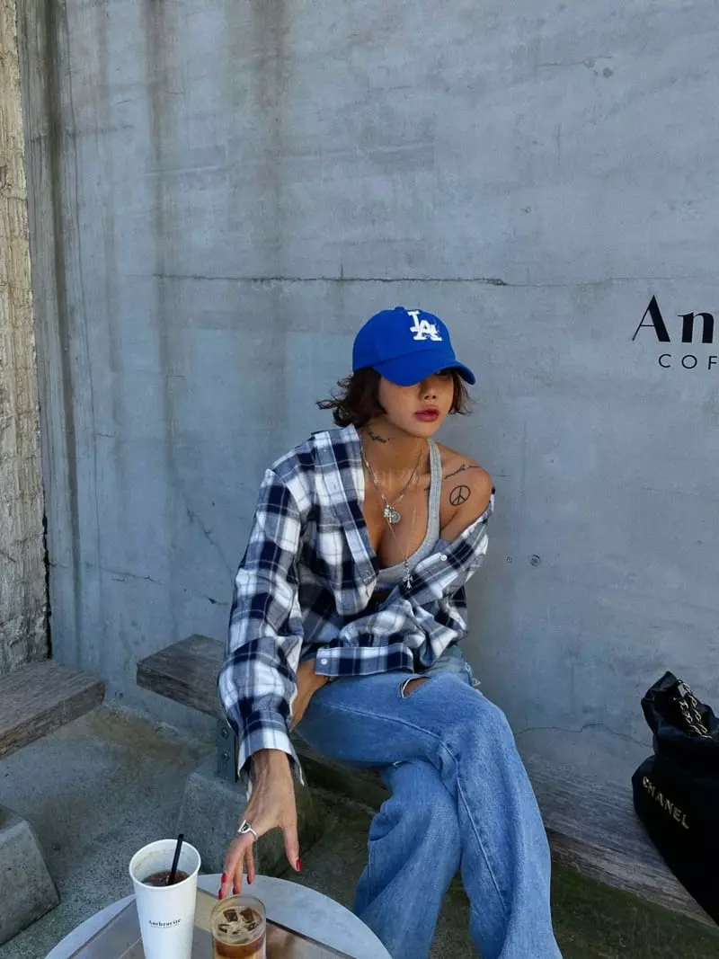 Abbeylee - Korean Women Fashion - #thelittlethings - Check Boxy Shirt - 8