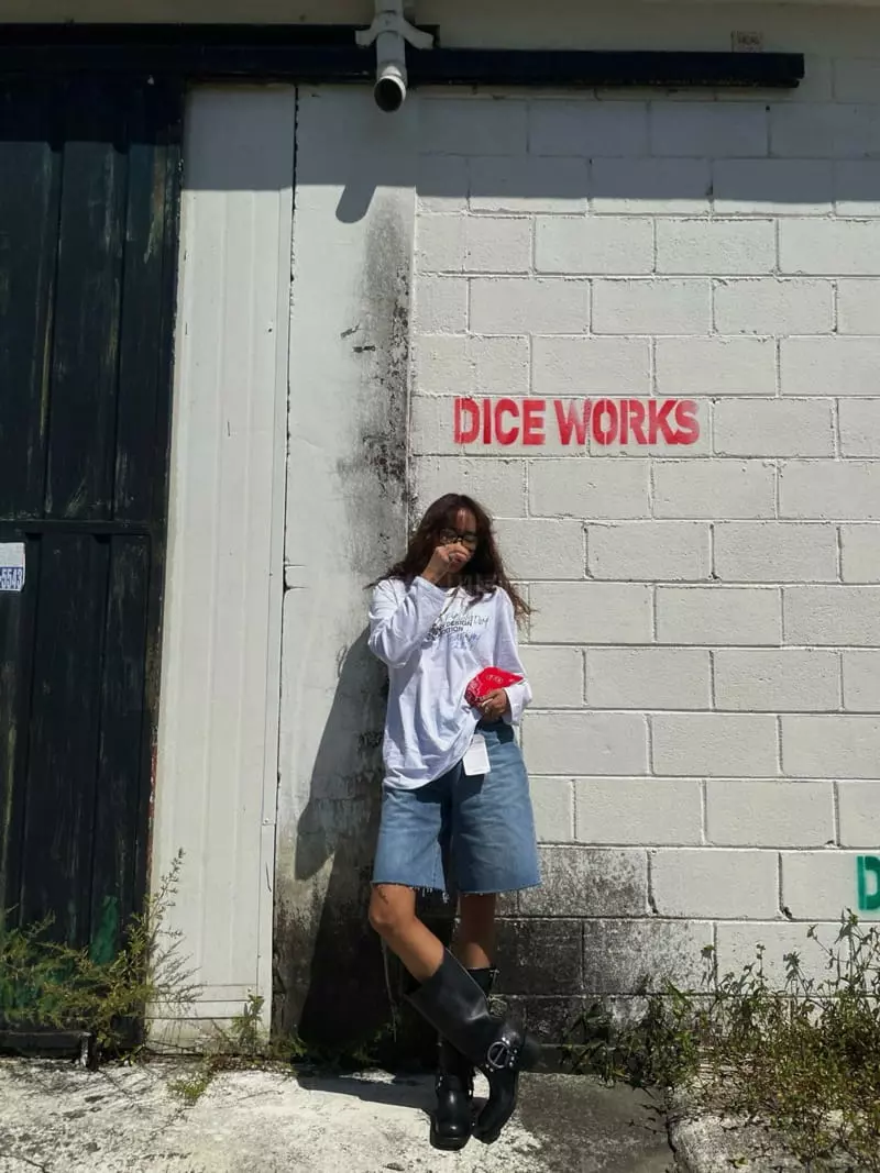 Abbeylee - Korean Women Fashion - #vintageinspired - Kaily Bio Tee - 2