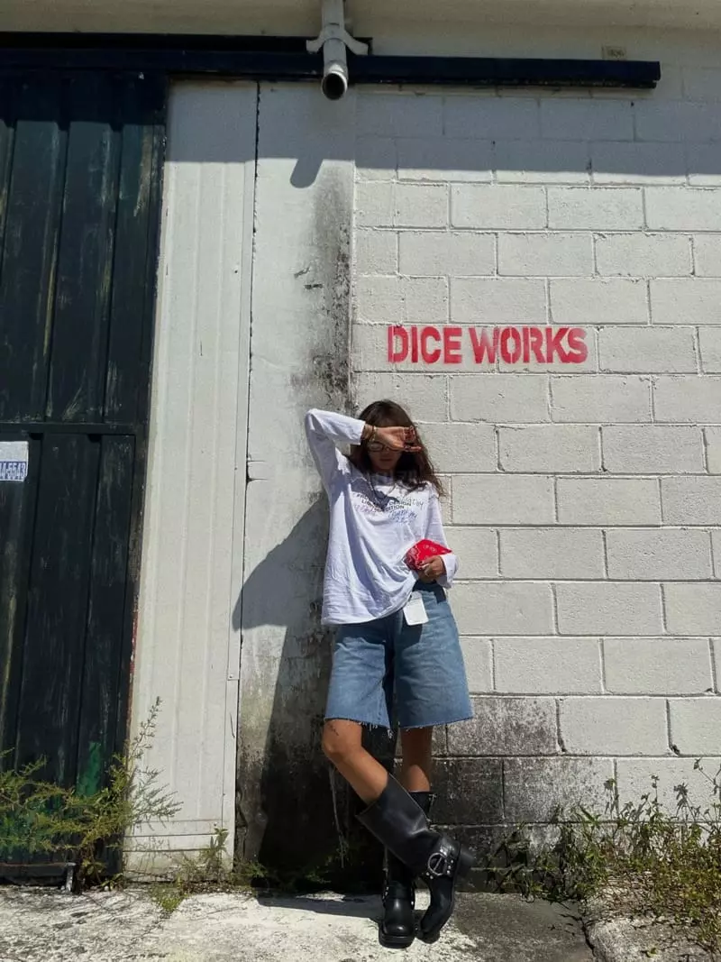 Abbeylee - Korean Women Fashion - #vintagekidsstyle - Kaily Bio Tee - 3