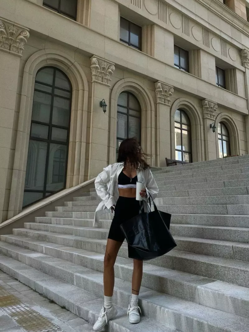 Abbeylee - Korean Women Fashion - #womensfashion - Boyfriends Shirt - 10
