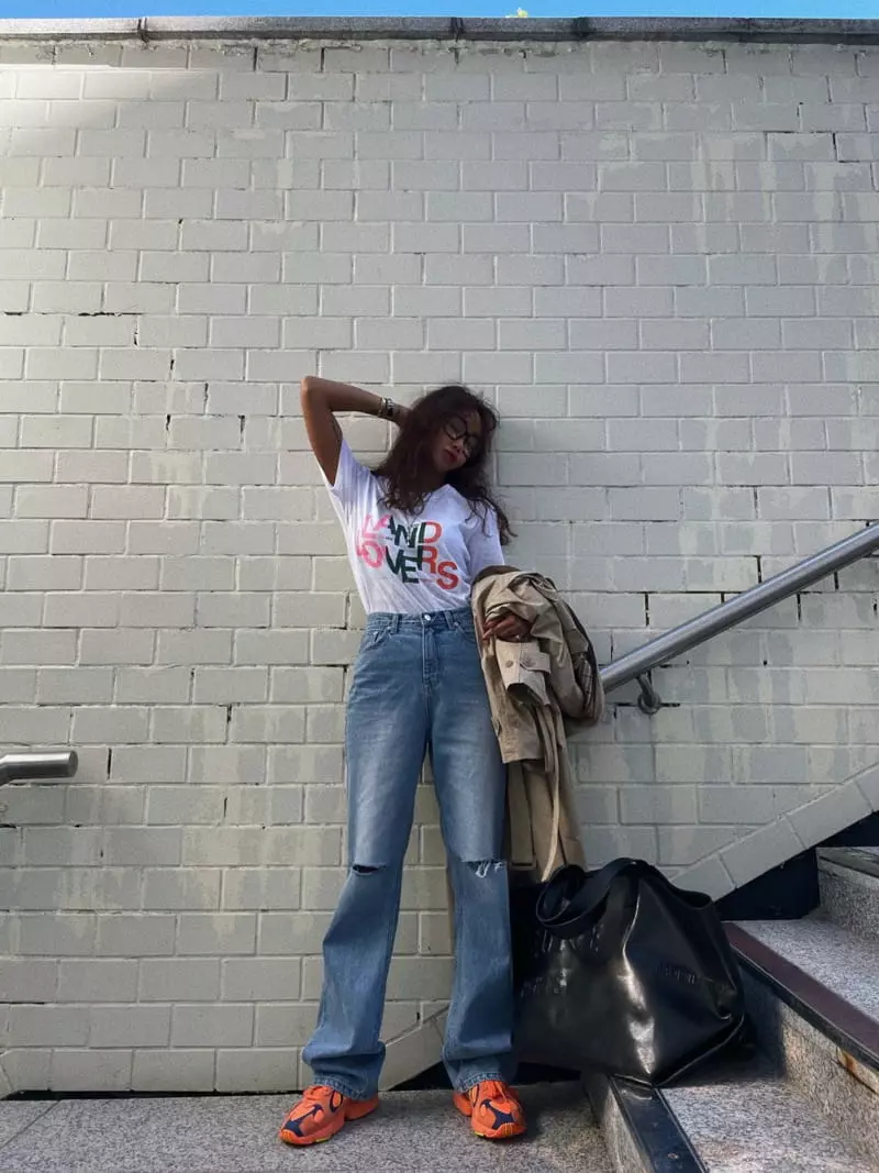 Abbeylee - Korean Women Fashion - #womensfashion - Land Tee - 2