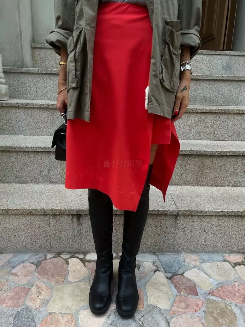Abbeylee - Korean Women Fashion - #womensfashion - Unbal Skirt - 8