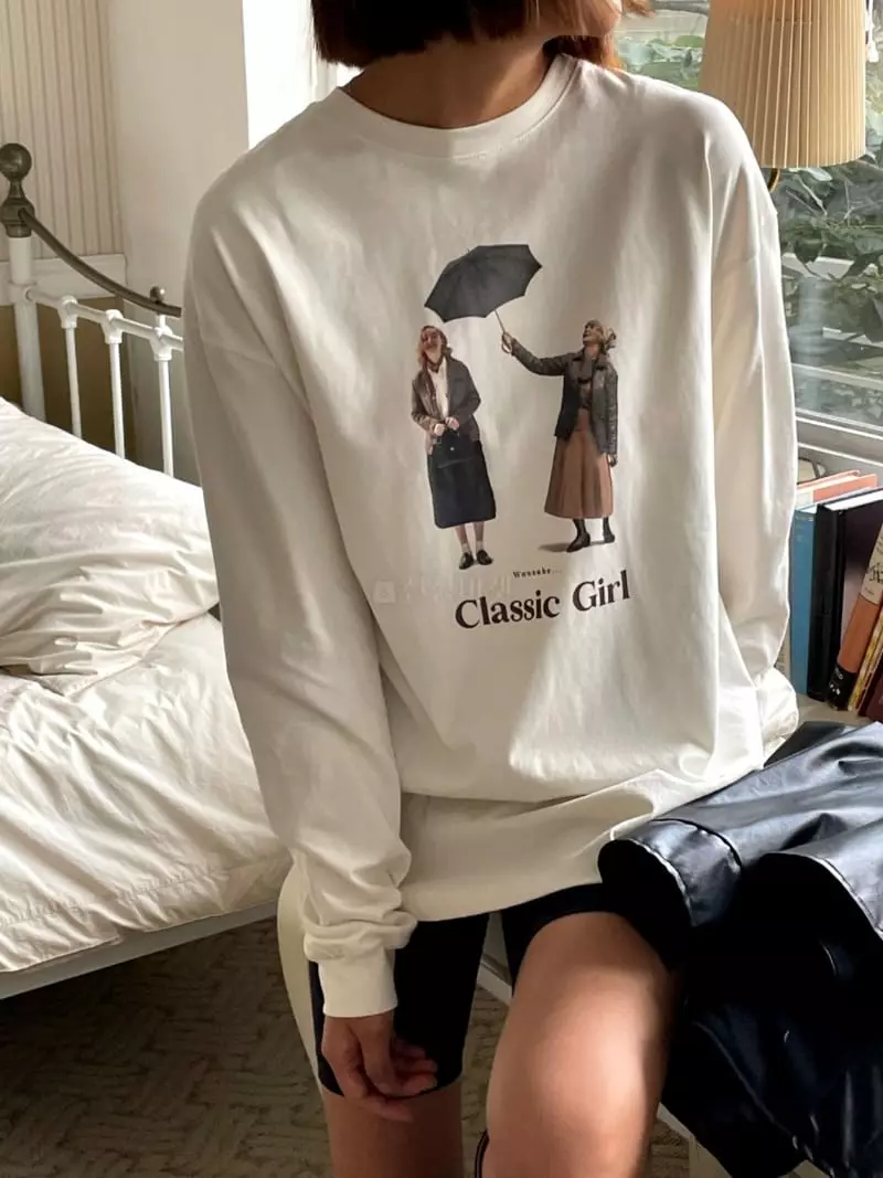 Ablering - Korean Women Fashion - #momslook - Classic Tee