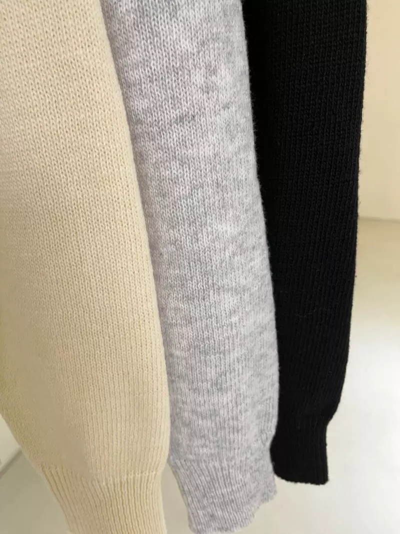 Ablering - Korean Women Fashion - #momslook - Cozy Knit Cardigan - 3