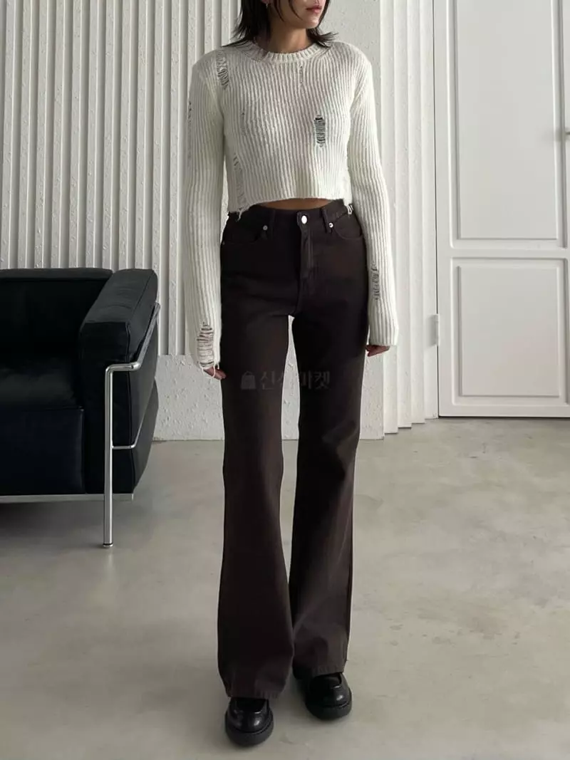 Acme - Korean Women Fashion - #momslook - Dyeing Pants - 5