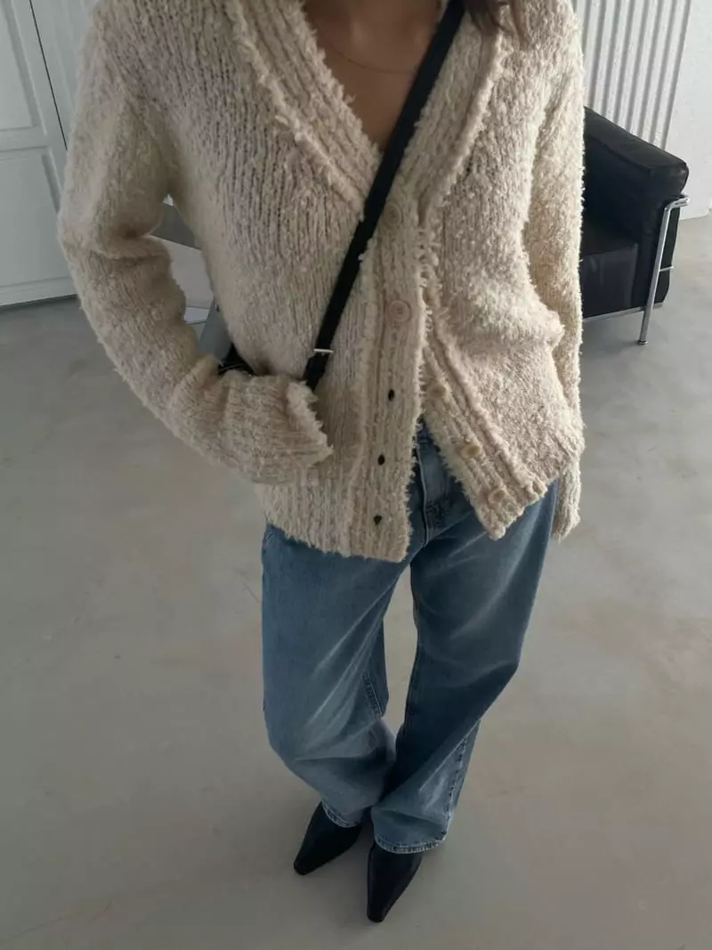 Acme - Korean Women Fashion - #momslook - Vintage Cardigan - 3