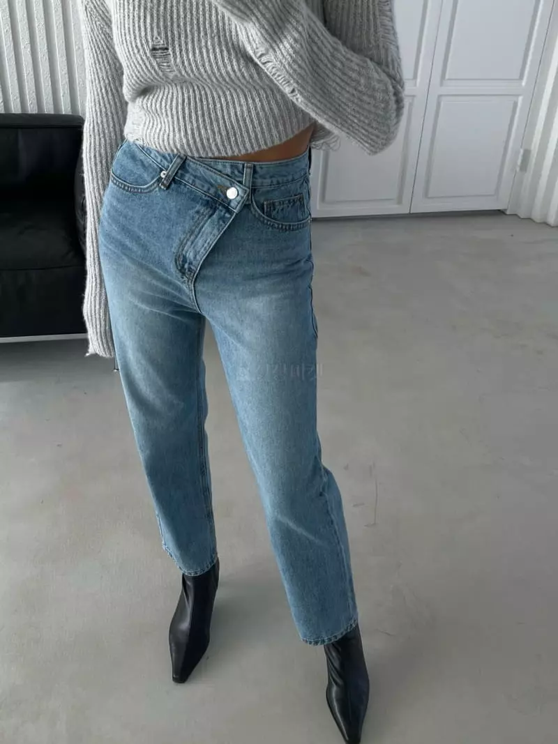 Acme - Korean Women Fashion - #pursuepretty - Unbal Straight Pants - 6