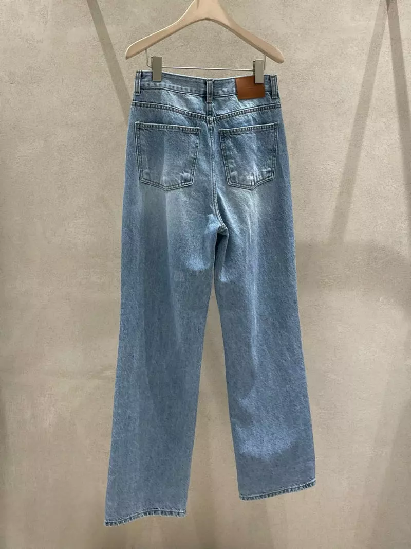 Acme - Korean Women Fashion - #pursuepretty - Vintage Wide Panbts - 4