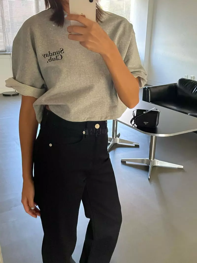 Acme - Korean Women Fashion - #restrostyle - Terry Paint Tee - 3