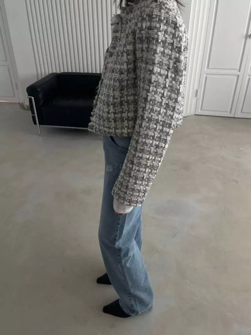 Acme - Korean Women Fashion - #thatsdarling - Open Twid Jacket - 11