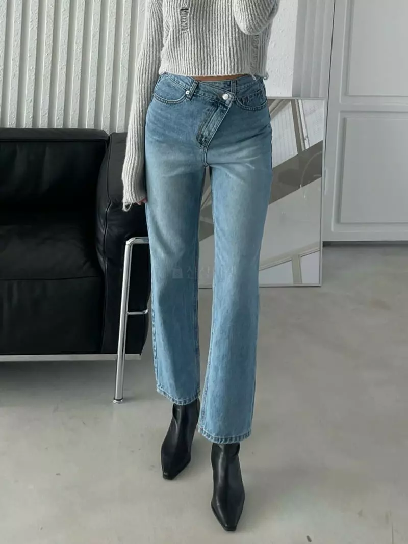 Acme - Korean Women Fashion - #womensfashion - Unbal Straight Pants - 4