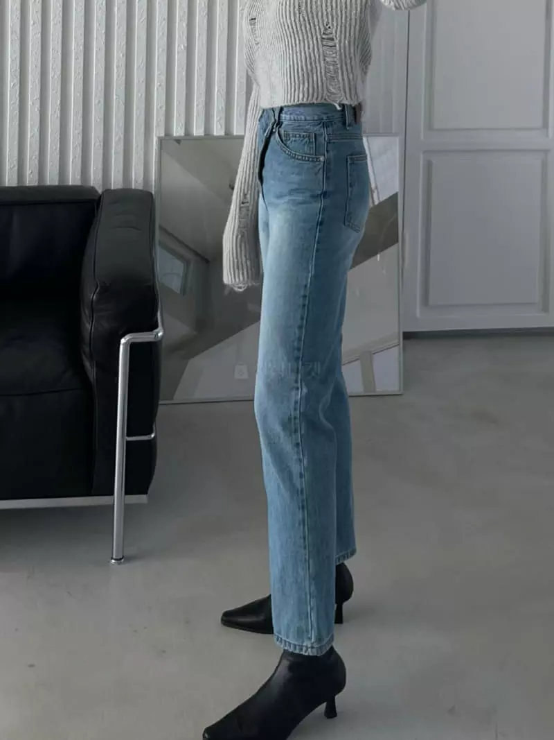 Acme - Korean Women Fashion - #vintagekidsstyle - Unbal Straight Pants - 5