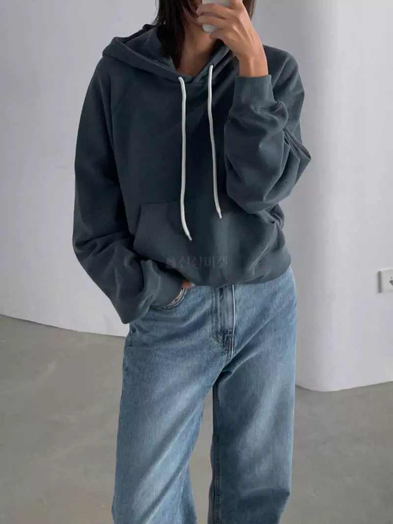 Acme - Korean Women Fashion - #vintageinspired - Pigment Hoody - 4