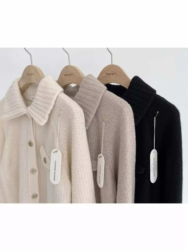 After Glow - Korean Women Fashion - #momslook - Button Collar Jacket - 2