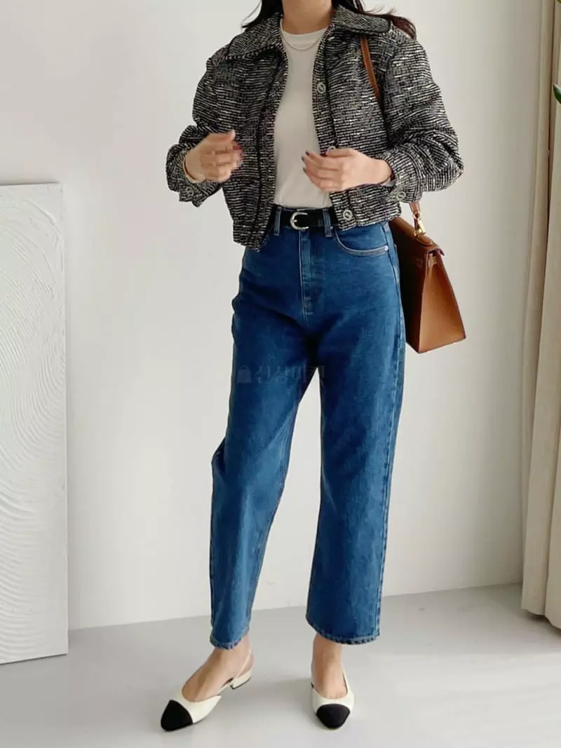 After Glow - Korean Women Fashion - #momslook - Mos Twid Jacket - 11