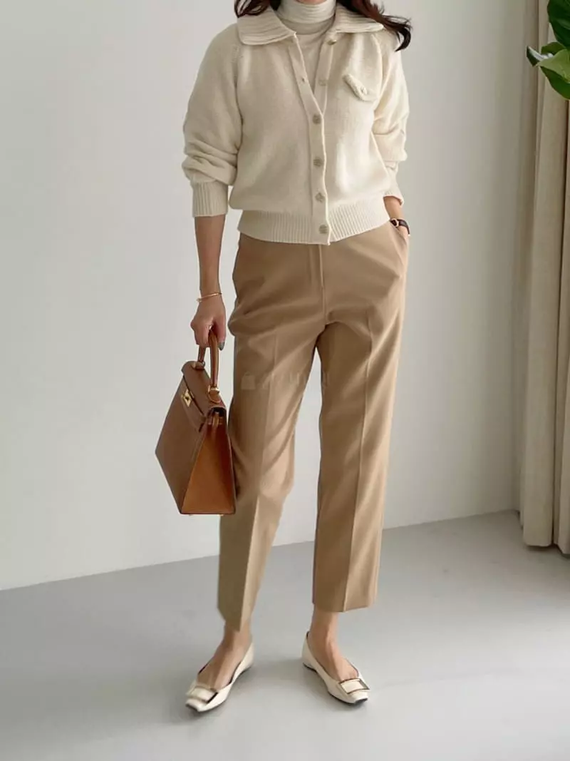 After Glow - Korean Women Fashion - #pursuepretty - Button Collar Jacket - 6