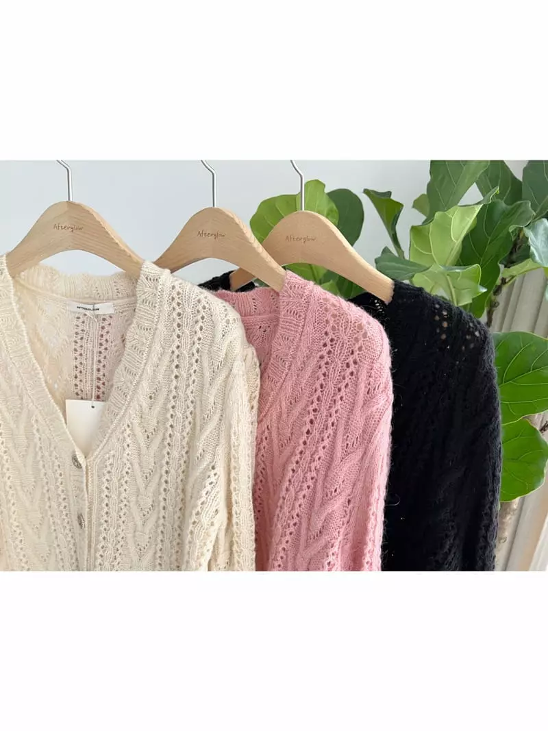 After Glow - Korean Women Fashion - #pursuepretty - Daim o Hair Cardigan