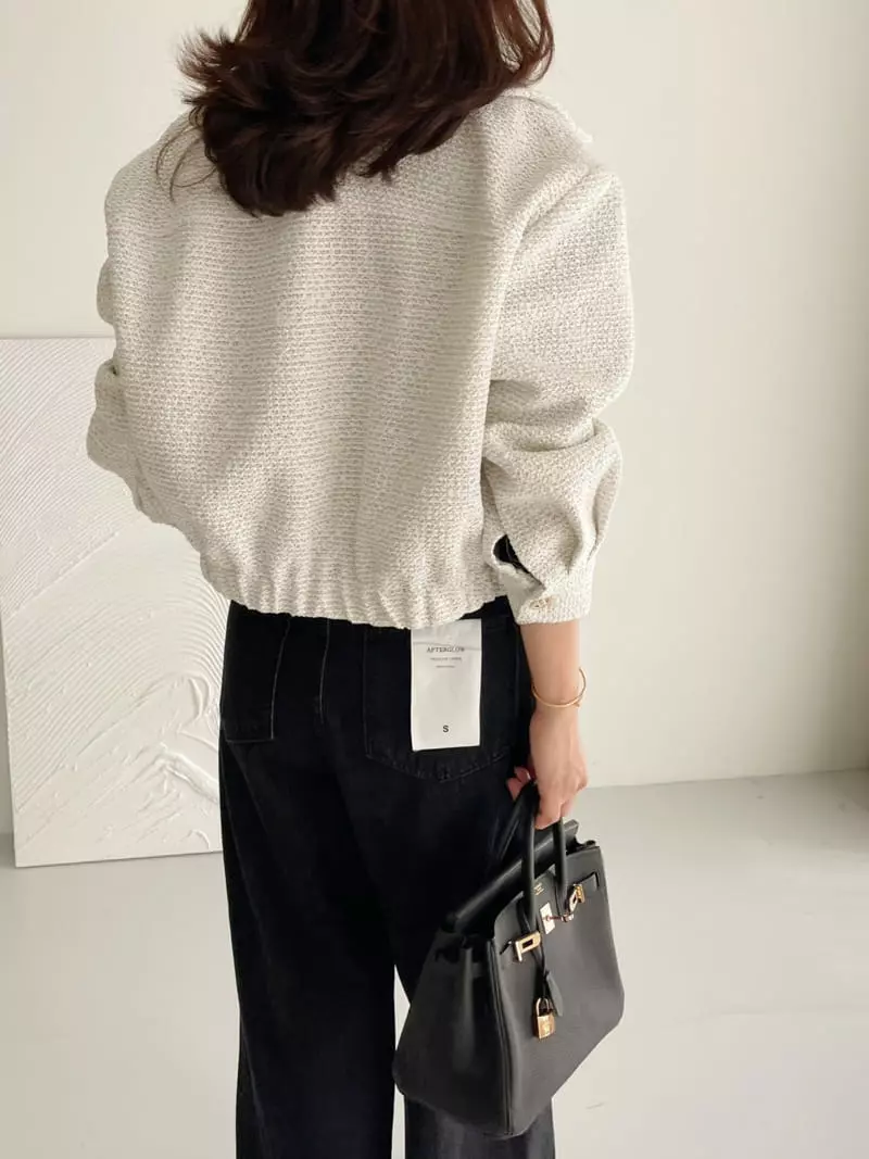 After Glow - Korean Women Fashion - #restrostyle - Mos Twid Jacket - 6