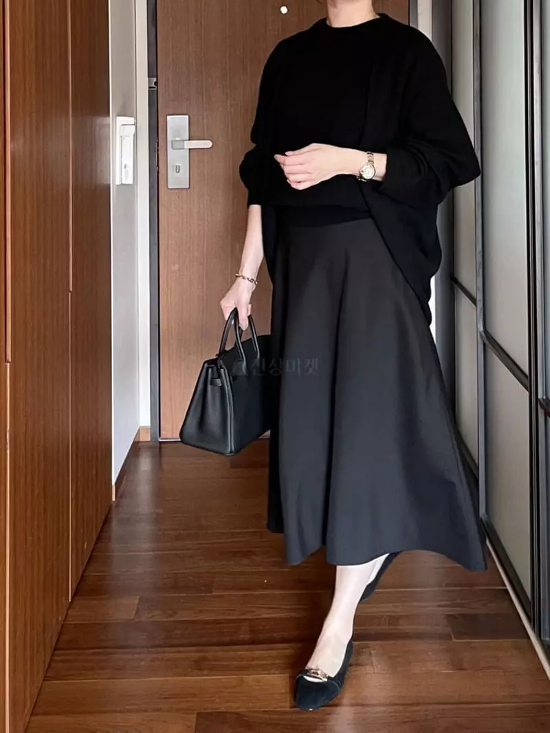 After Glow - Korean Women Fashion - #pursuepretty - Dear Whole Skirt - 4