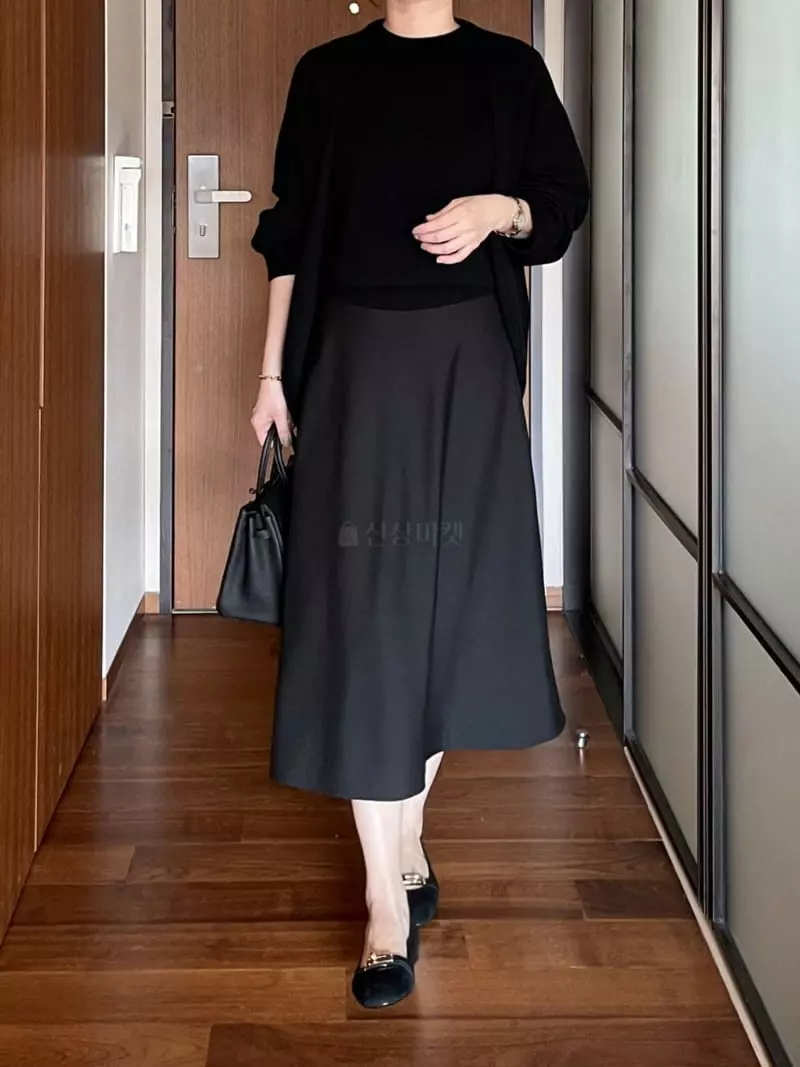 After Glow - Korean Women Fashion - #romanticstyle - Dear Whole Skirt - 5